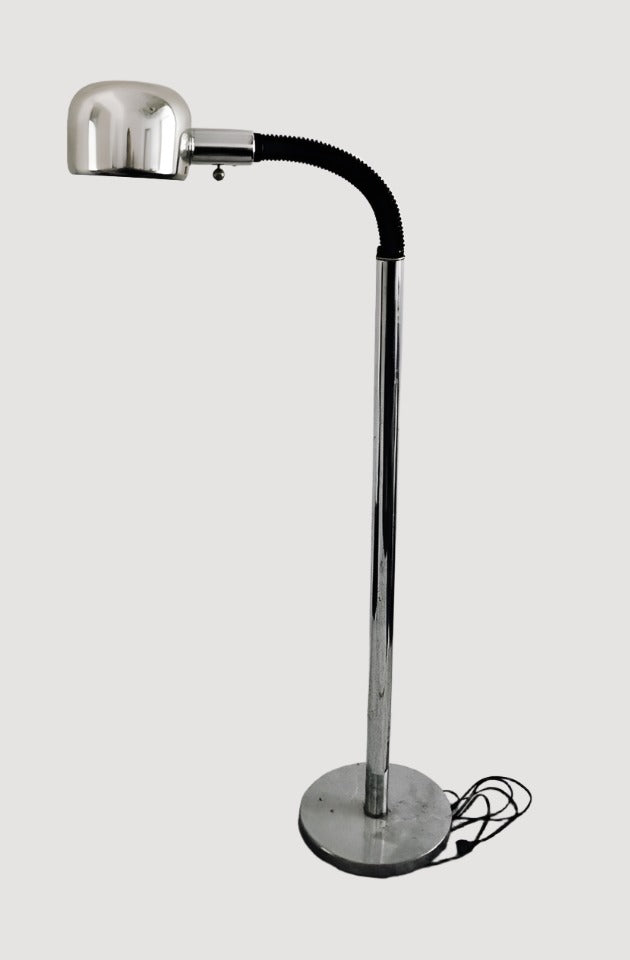 Postmodern Chrome Floor Lamp by Alsy