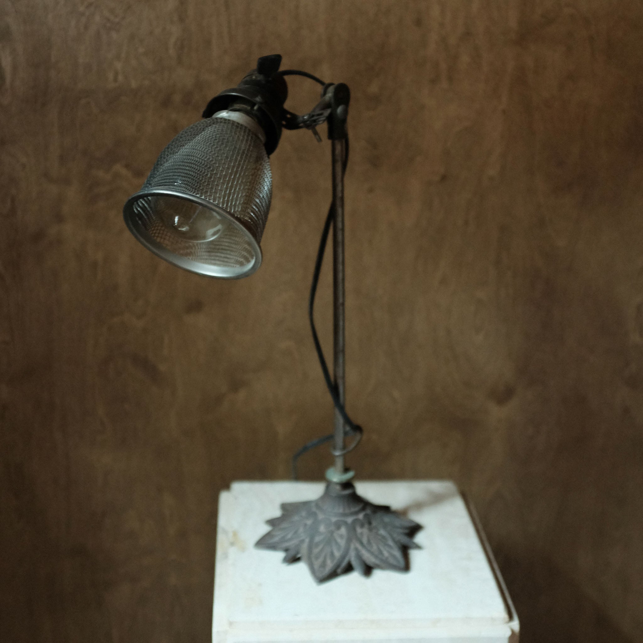 Antique Industrial Brass Table Lamp