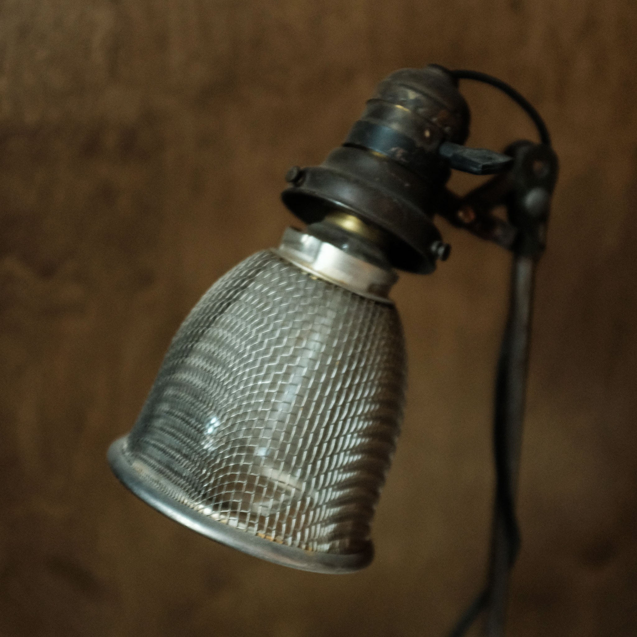 Antique Industrial Brass Table Lamp