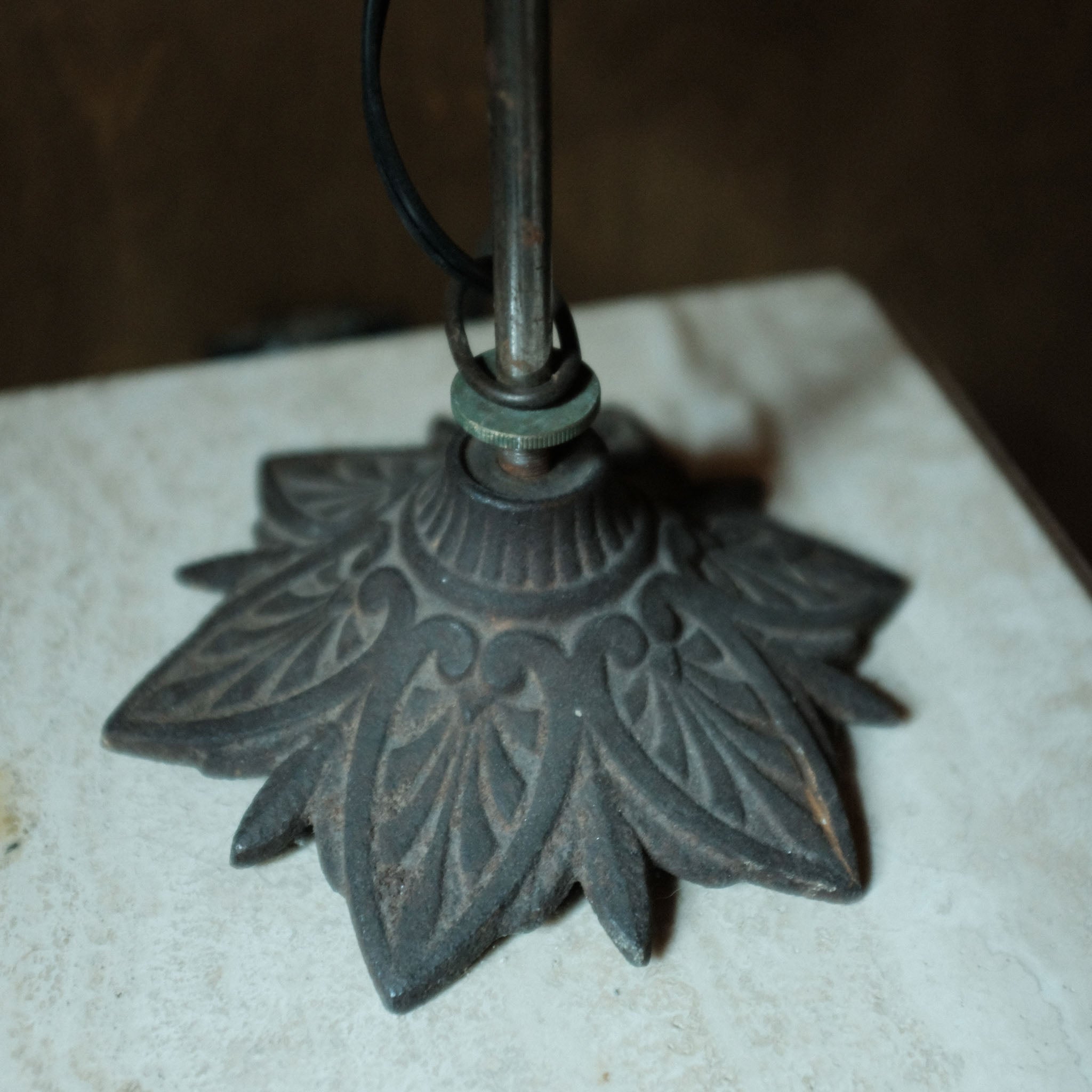 Antique Industrial Brass Table Lamp